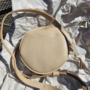 Portland Leather Circle Crossbody Bag